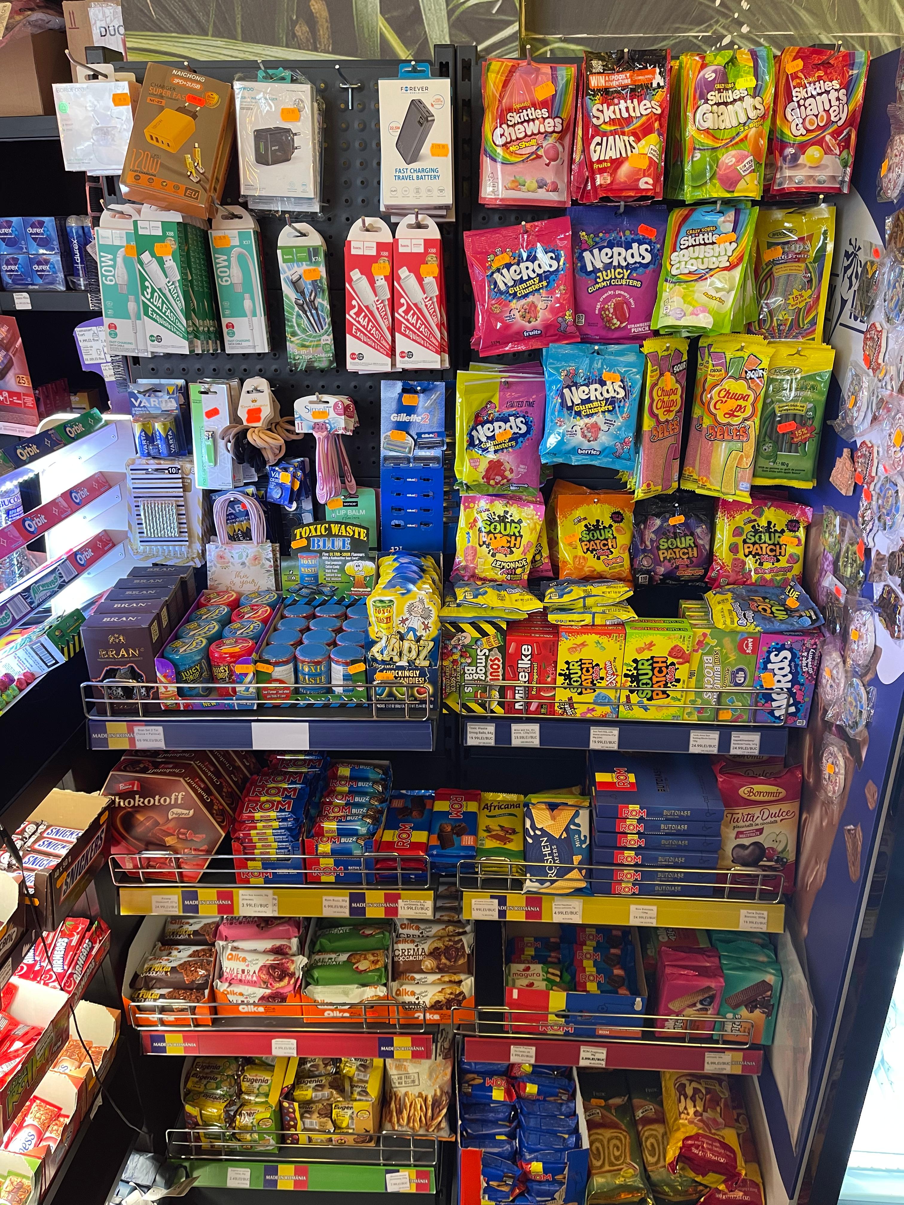 Produse americane - Skittles, Nerds, Sour Patch Kids